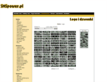 Tablet Screenshot of logodzwonki.smspower.pl